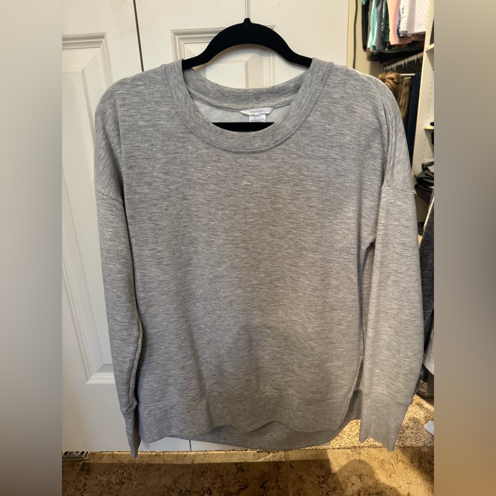 Jockey Women’s Crewneck Gray Sweatshirt